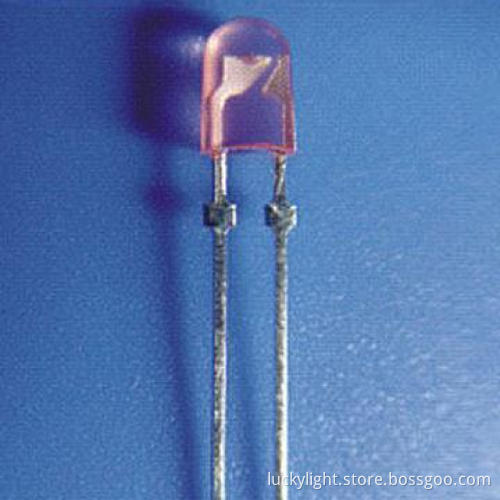 43mm Elliptical Blue LED with 470nm Wavelength and 110/40° Angle